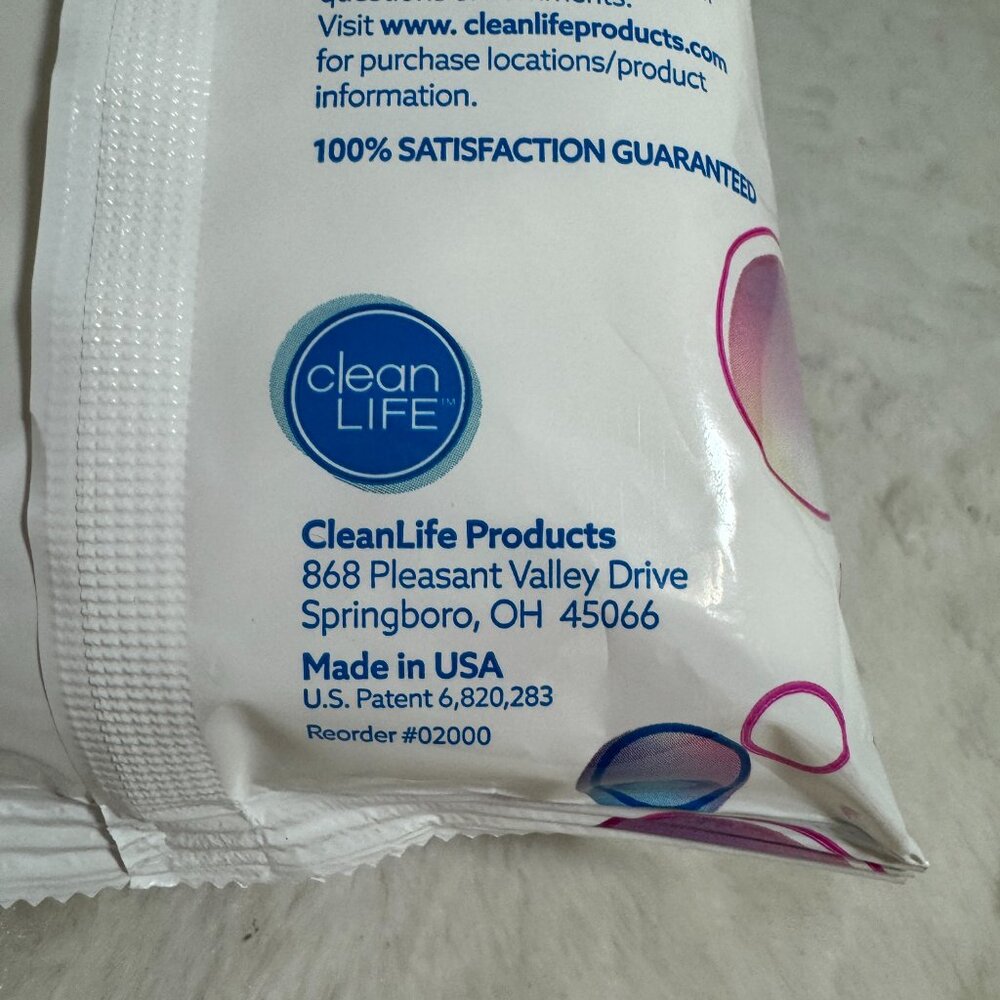 Cleanlife No Rinse Shampoo Cap Lot of 6 Packages new - Picture 4 of 6